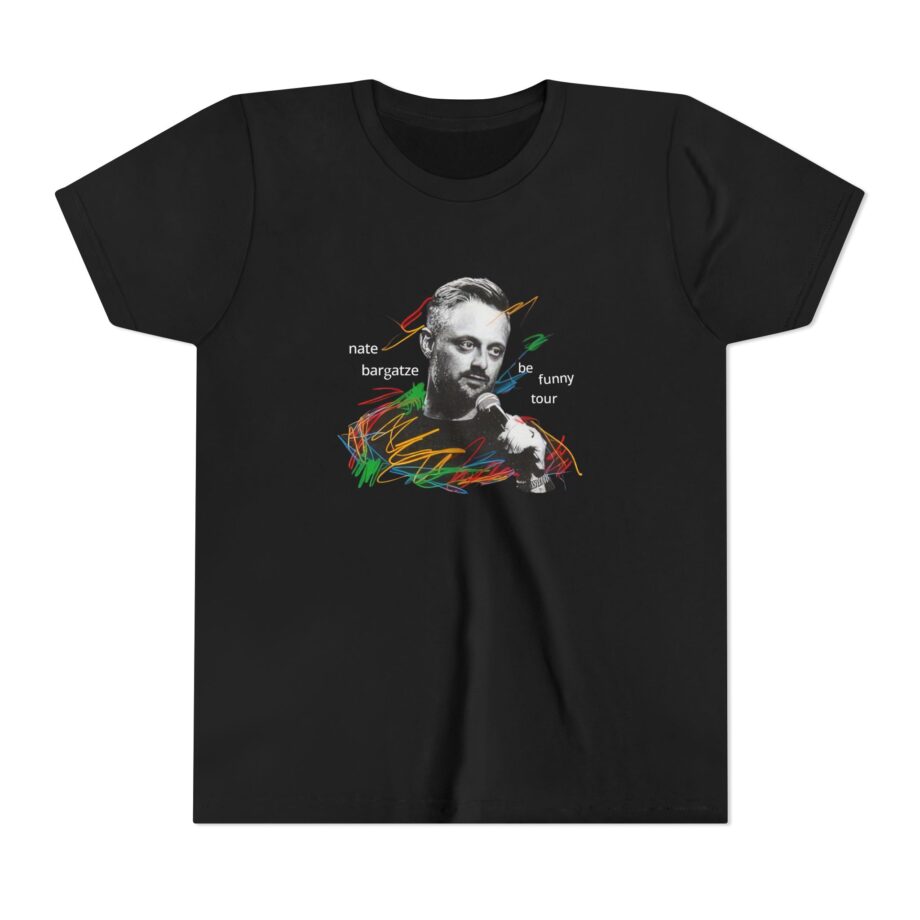 Nate Bargatze 2024 Be Funny Tour Youth Short Sleeve Tee