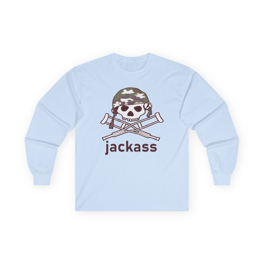 Jackass Camouflage Helmet Unisex Ultra Cotton Long Sleeve Tee