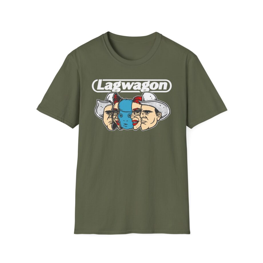 Lagwagon Faces of the Wagon Unisex Softstyle T-shirt
