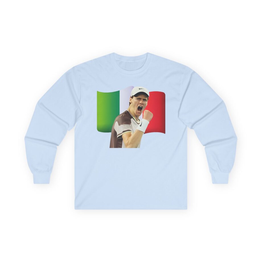 Jannik Sinner Italian Tennis Star Fan Unisex Ultra Cotton Long Sleeve Tee