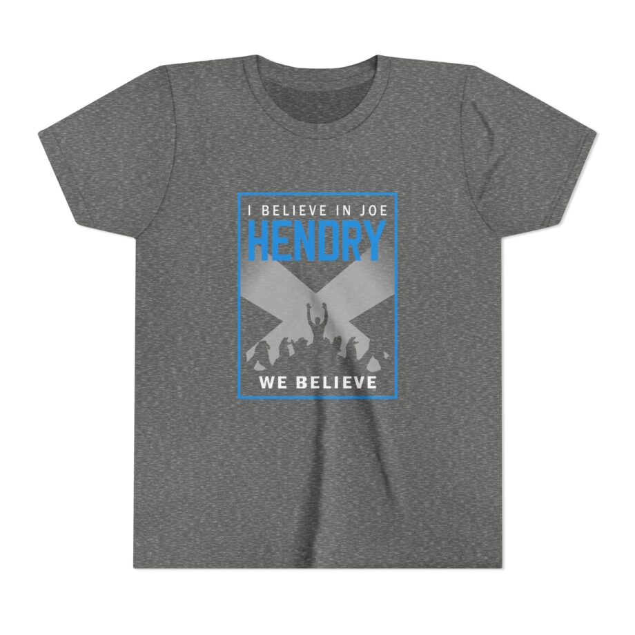 I Believe in Joe Hendry We Believe Youth Short Sleeve Tee