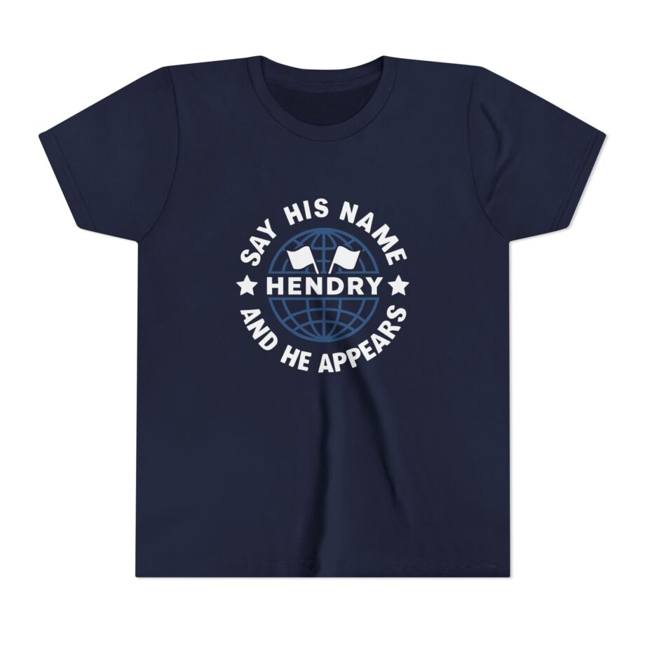 Say His Name Joe Hendry Youth Short Sleeve Tee