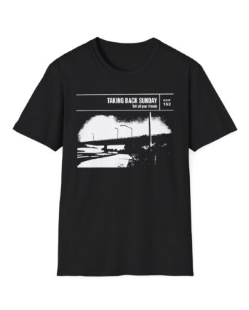 Taking Back Sunday Tell All Your Friends Cover Unisex Softstyle T-shirt