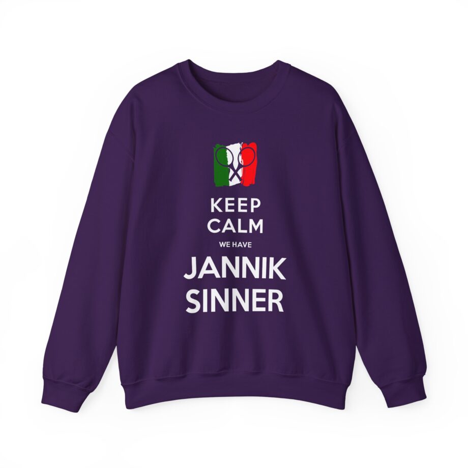 Jannik Sinner Keep Calm We Have Unisex Heavy Blend Crewneck Sweatshirt