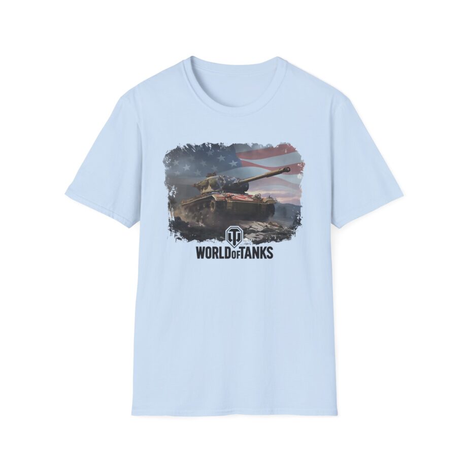 World of Tank Wot July 4th T78 Unisex Softstyle T-Shirt