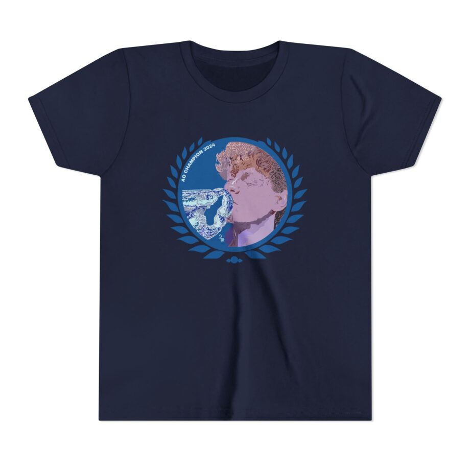 Jannik Sinner AO Champion Youth Short Sleeve Tee