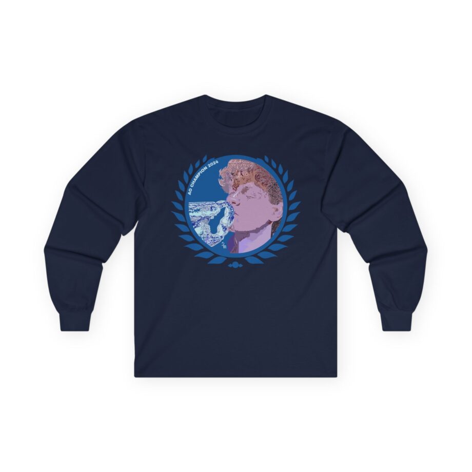 Jannik Sinner AO Champion Unisex Ultra Cotton Long Sleeve Tee