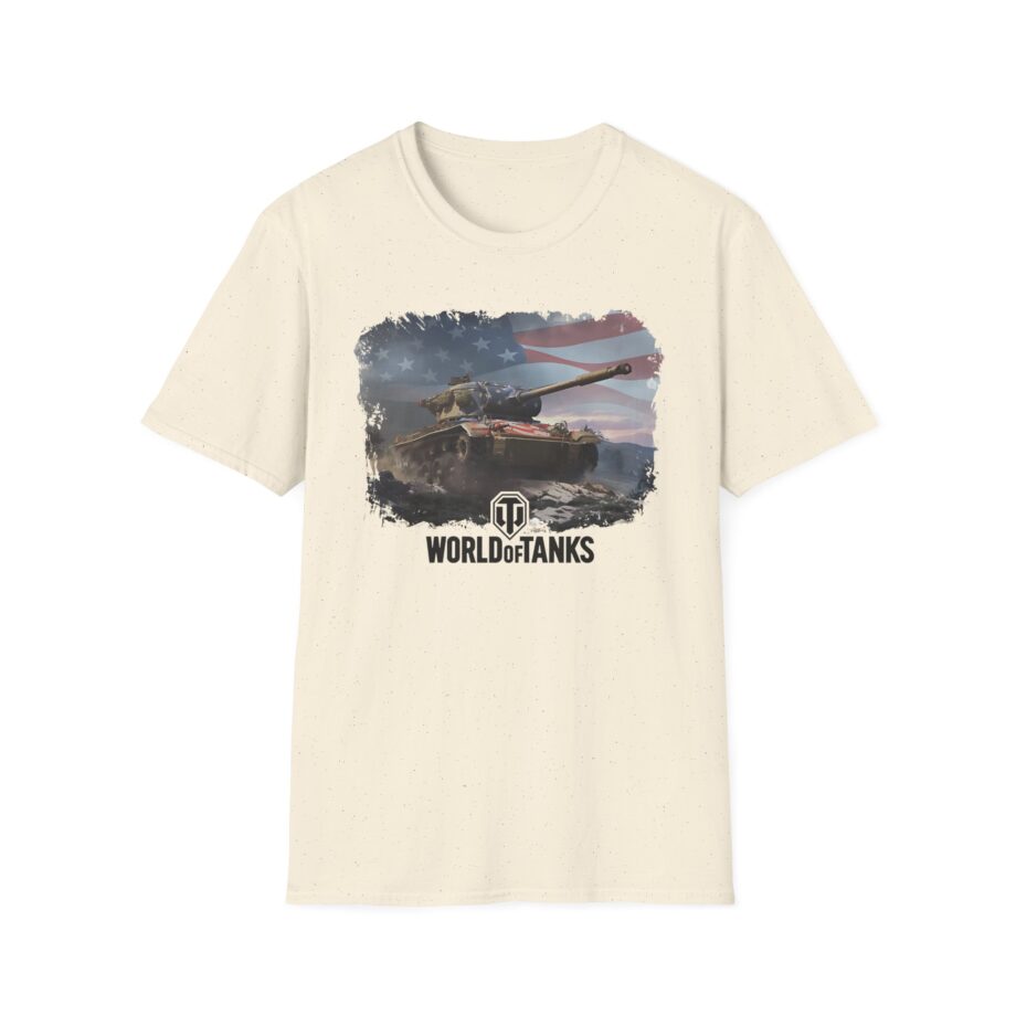 World of Tank Wot July 4th T78 Unisex Softstyle T-Shirt