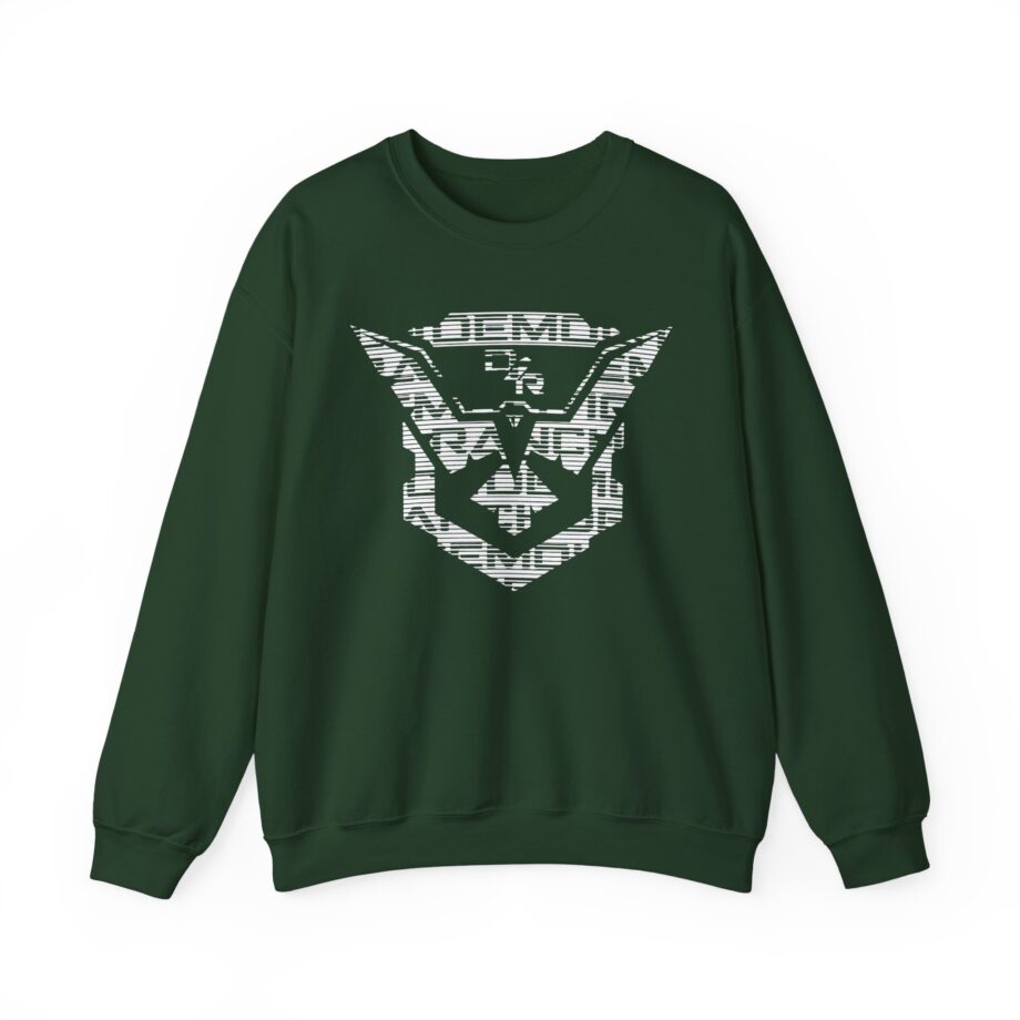 Demolition Ranch Demo Glitch Shield Unisex Heavy Blend Crewneck Sweatshirt