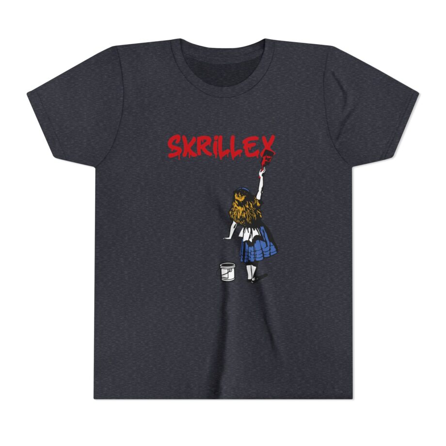 skrillex red girl Graphic Short Sleeve Tee