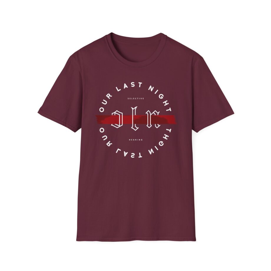 Our Last Night Strikethrough Unisex Softstyle T-shirt