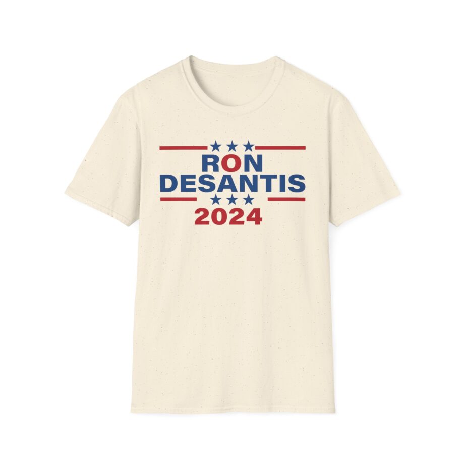 Ron Desantis Election 2024 Triple Stars Unisex Softstyle T-shirt