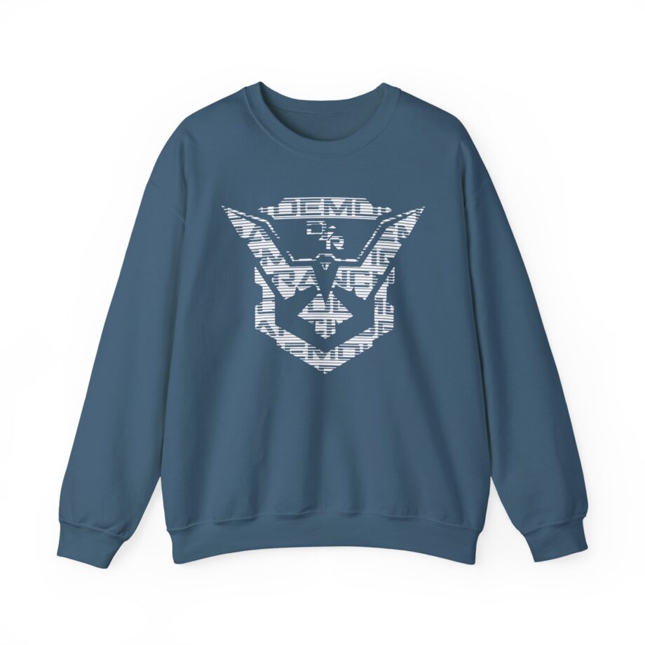 Demolition Ranch Demo Glitch Shield Unisex Heavy Blend Crewneck Sweatshirt