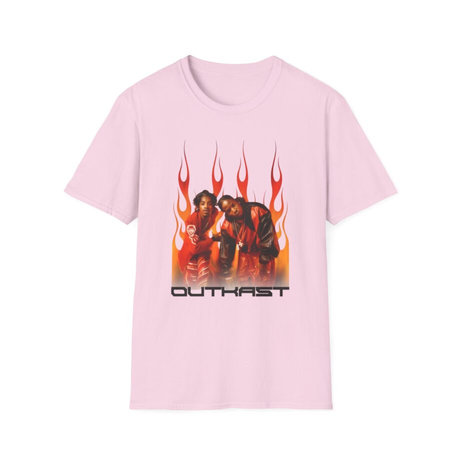Outkast Outkast Flames Unisex Softstyle T-shirt