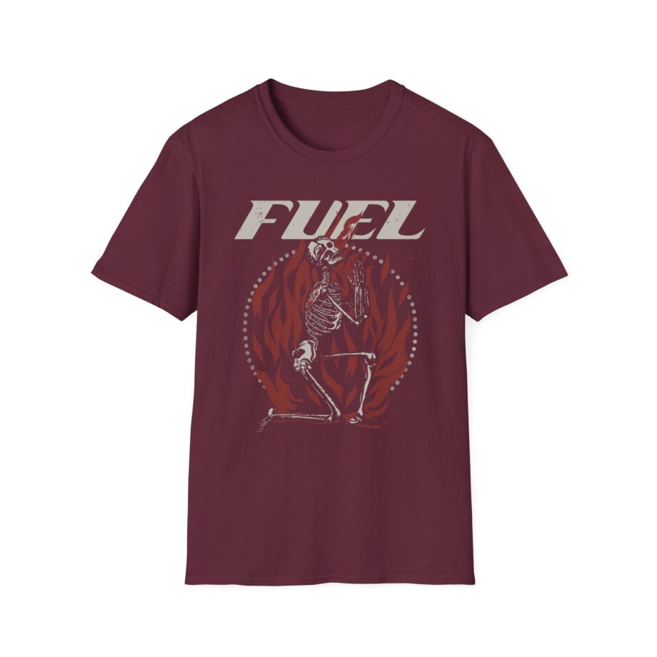Fuel Camo Flame Prayer Unisex Softstyle T-shirt