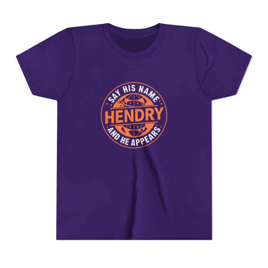 Say His Name Joe Hendry Youth Short Sleeve Tee