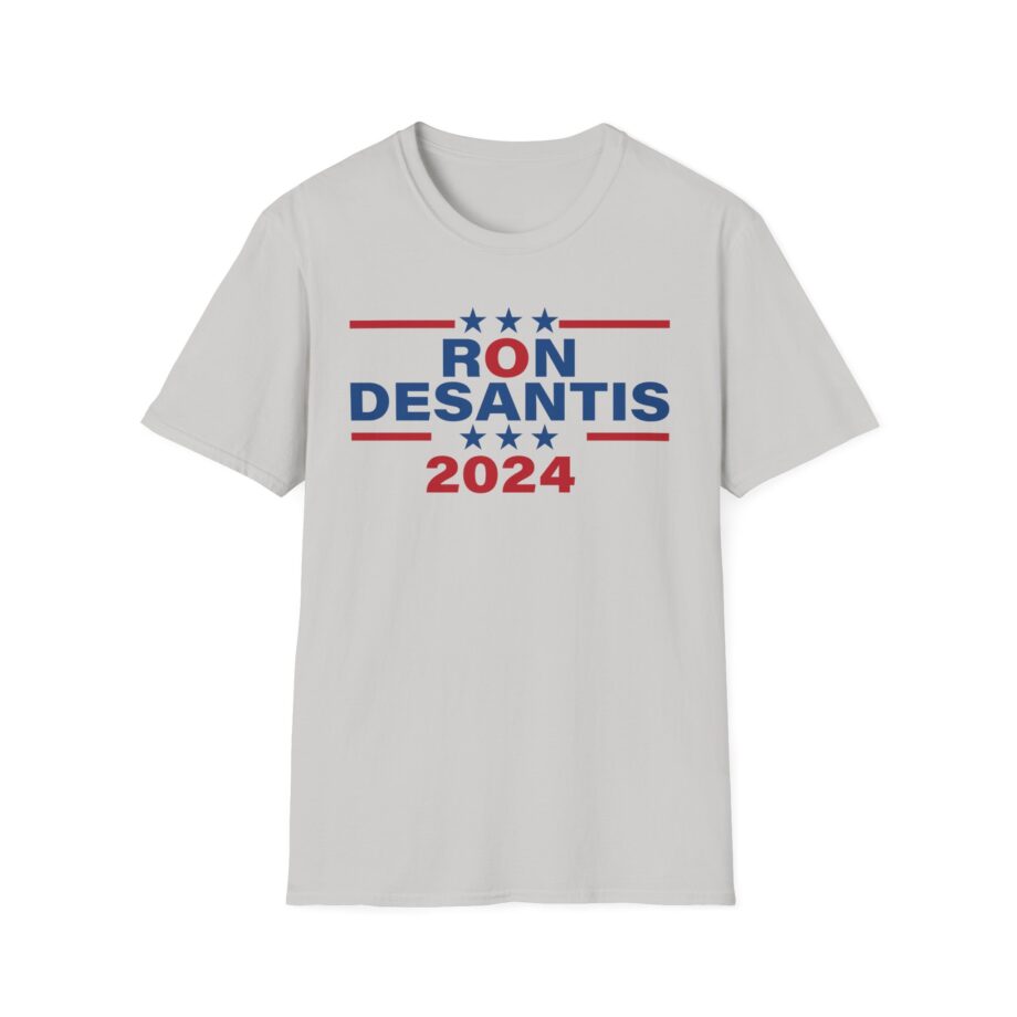 Ron Desantis Election 2024 Triple Stars Unisex Softstyle T-shirt