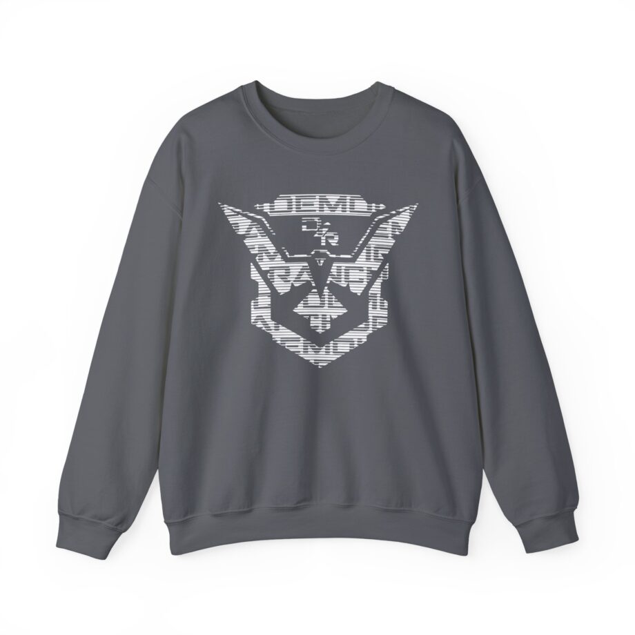 Demolition Ranch Demo Glitch Shield Unisex Heavy Blend Crewneck Sweatshirt