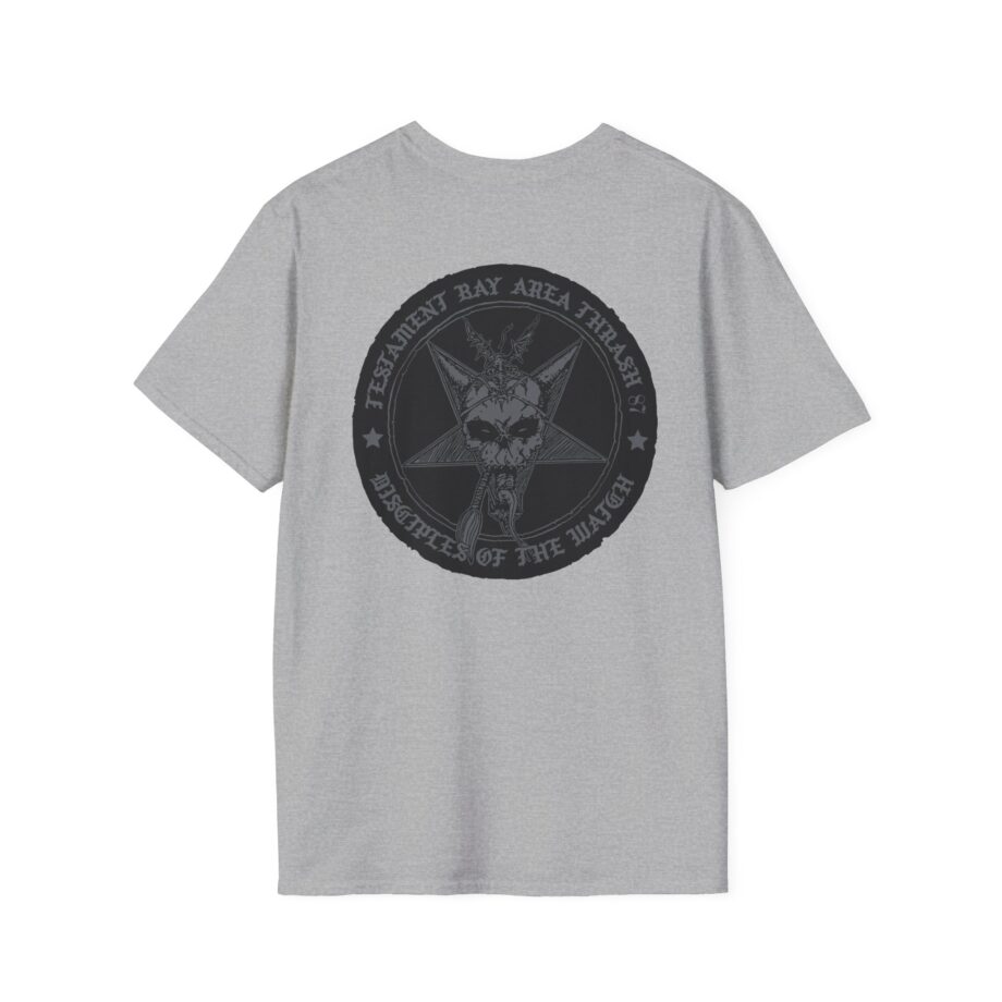 Testament Bay Area Thrash Blackout Unisex Softstyle T-Shirt