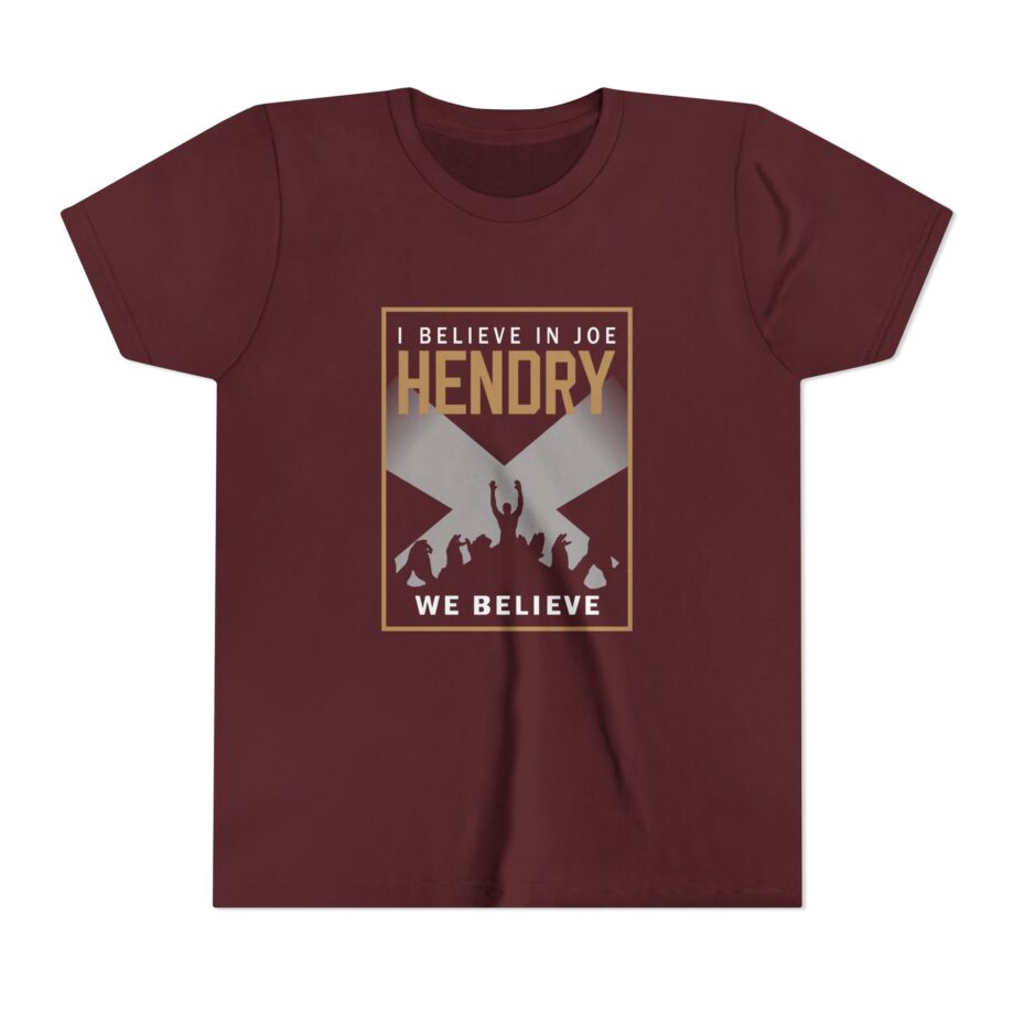 I Believe in Joe Hendry Youth Short Sleeve Tee