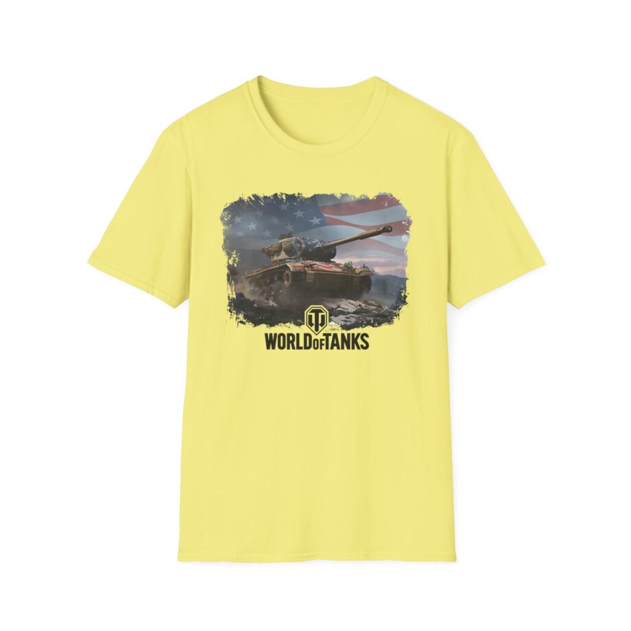 World of Tank Wot July 4th T78 Unisex Softstyle T-Shirt