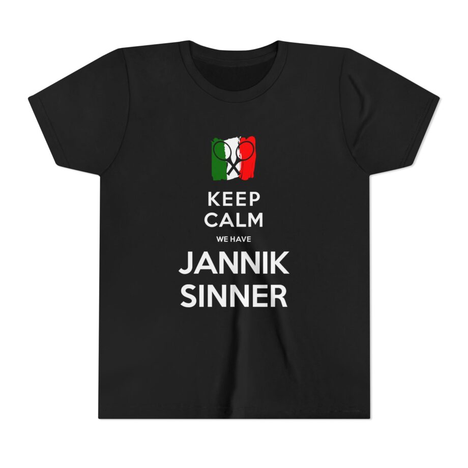 Jannik Sinner Keep Calm We Have Youth Short Sleeve Tee