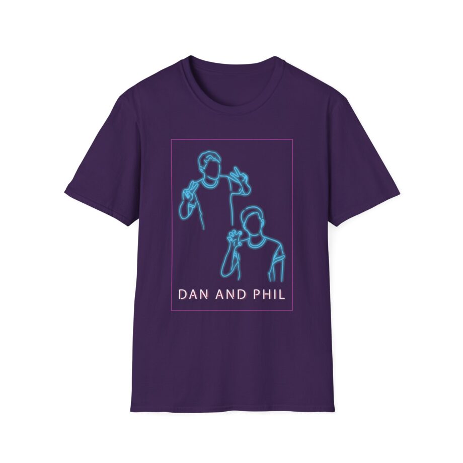 Dan And Phil Neon Unisex Softstyle T-Shirt