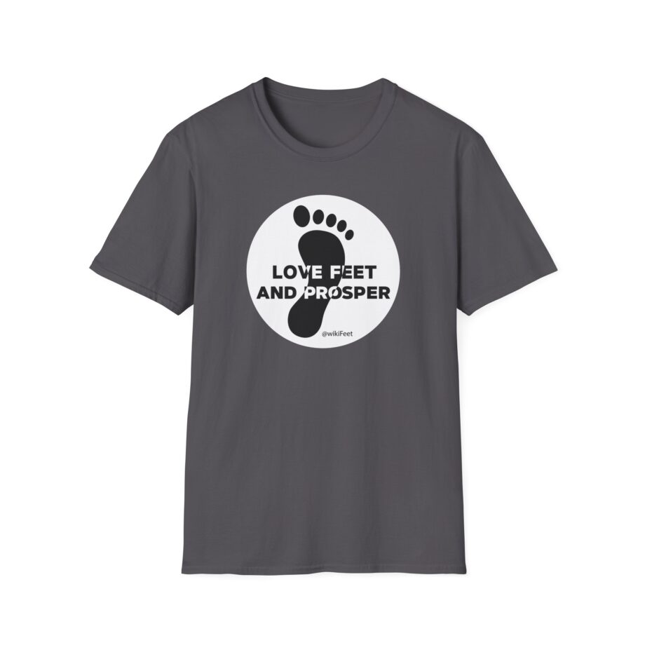 Wikifeet Love Feet and Prosper Unisex Softstyle T-Shirt