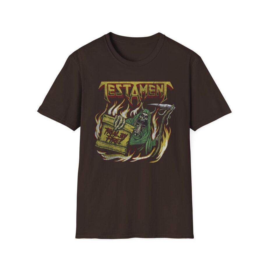 Testament Trial by Fire Unisex Softstyle T-Shirt