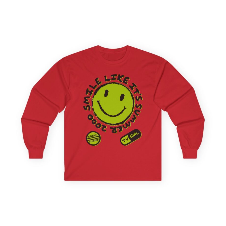 Tv Girl Smile Like It's Summer 2000 Unisex Ultra Cotton Long Sleeve Tee