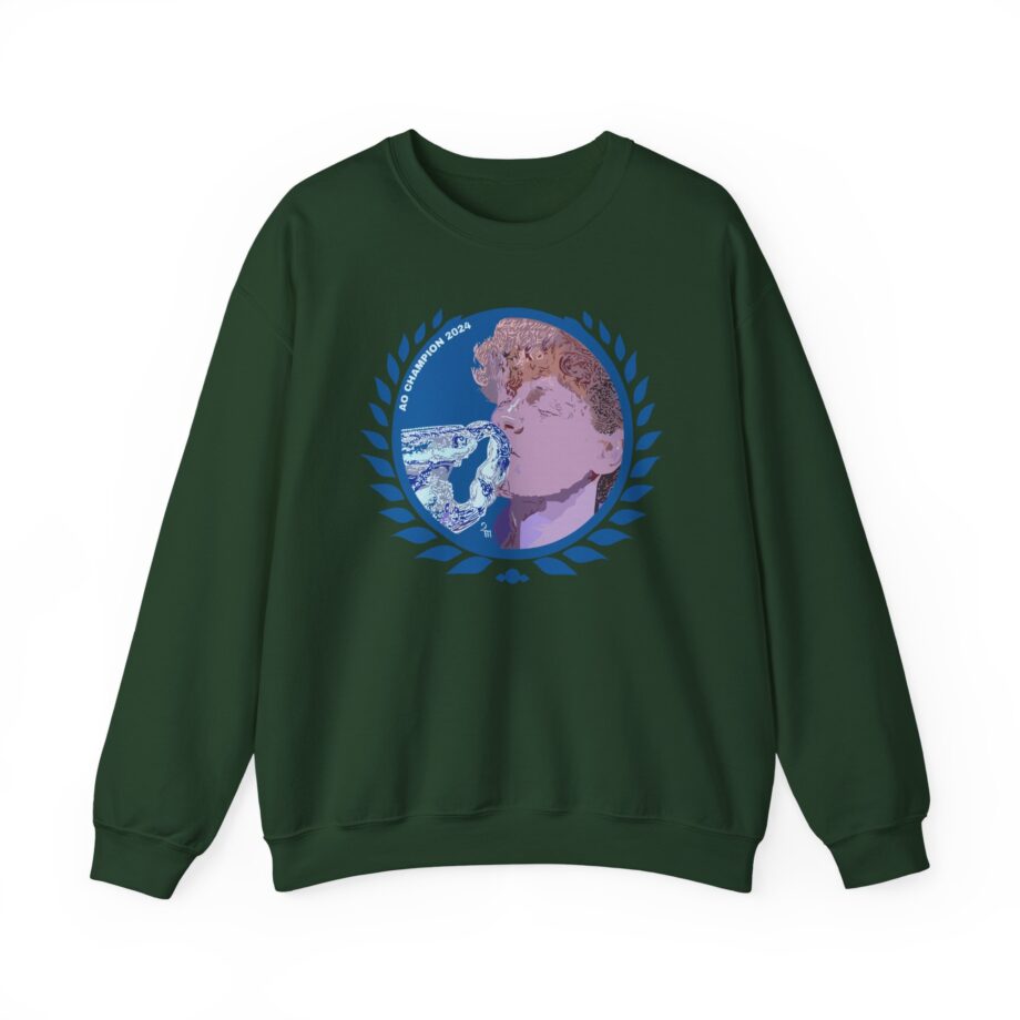 Jannik Sinner Ao Champion Unisex Heavy Blend Crewneck Sweatshirt