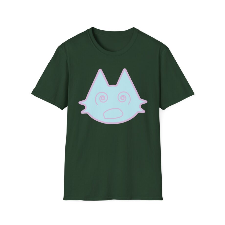 Sinjin Drowning Dizzy Cat Unisex Softstyle T-shirt