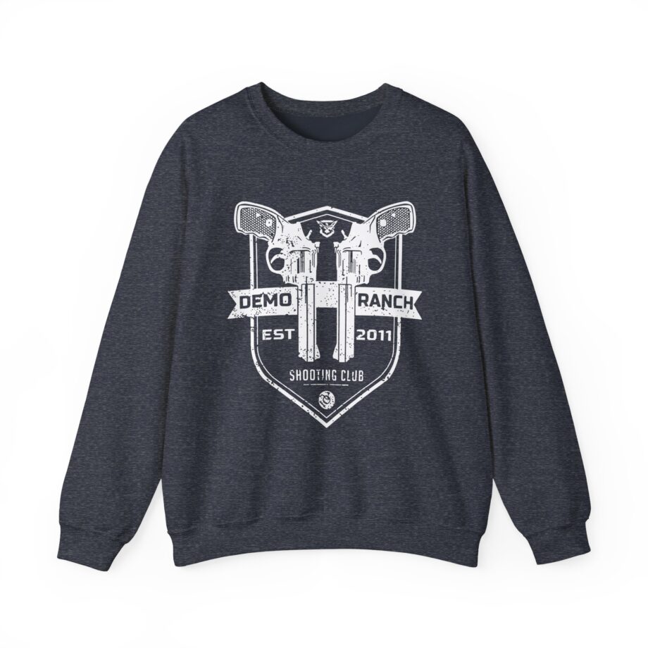 Demo Ranch Shooting Club Pocket Unisex Heavy Blend Crewneck Sweatshirt