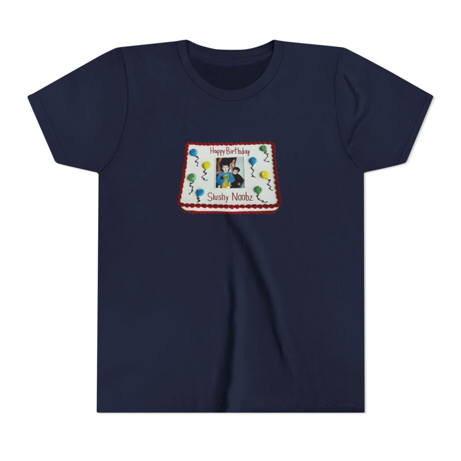 Birthday Cake Slushy Noobz Youth Short Sleeve Tee