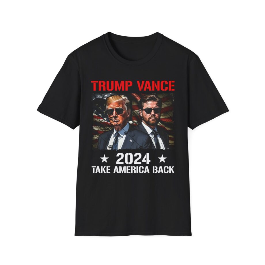 Donald Trump J.d. Vance Take America Back Unisex Softstyle T-shirt