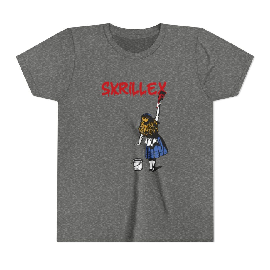skrillex red girl Graphic Short Sleeve Tee