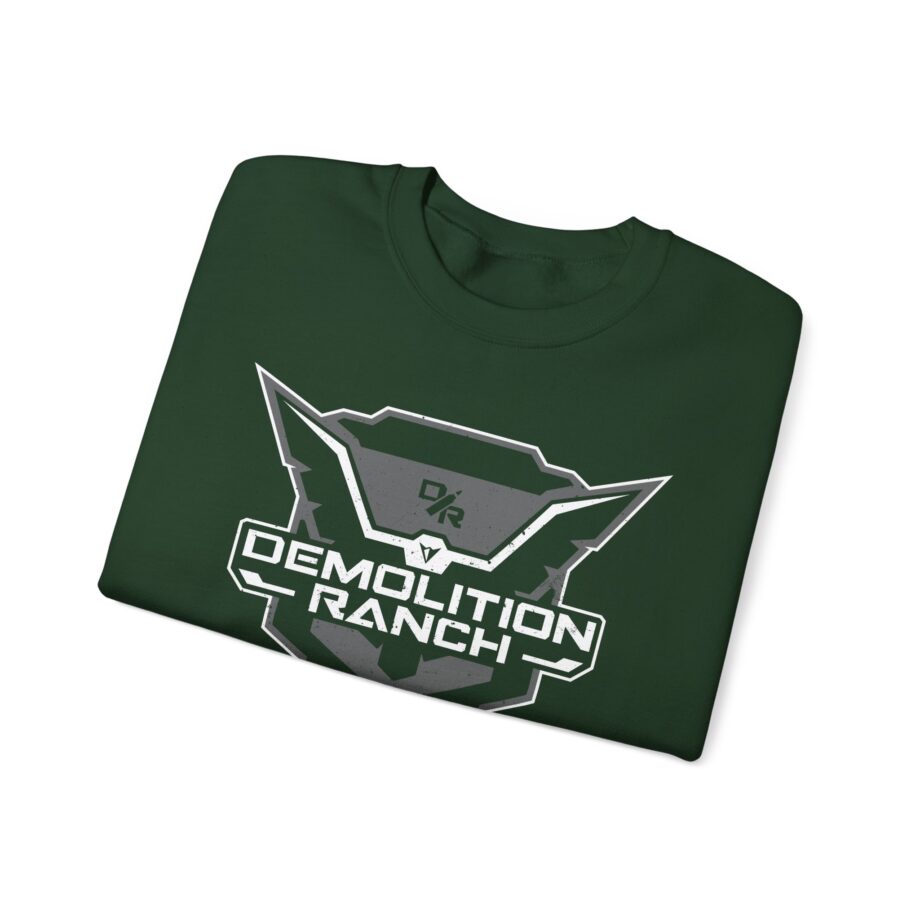 Monochrome Shield Unisex Heavy Blend Crewneck Sweatshirt