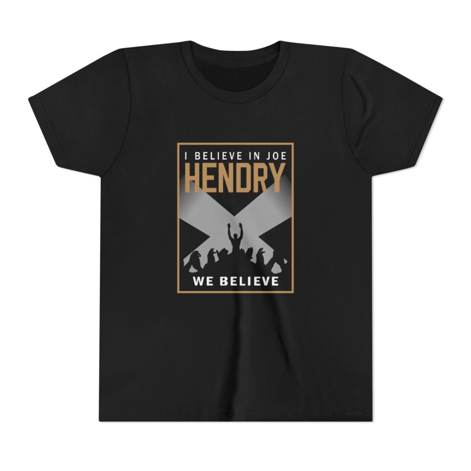 I Believe in Joe Hendry Youth Short Sleeve Tee