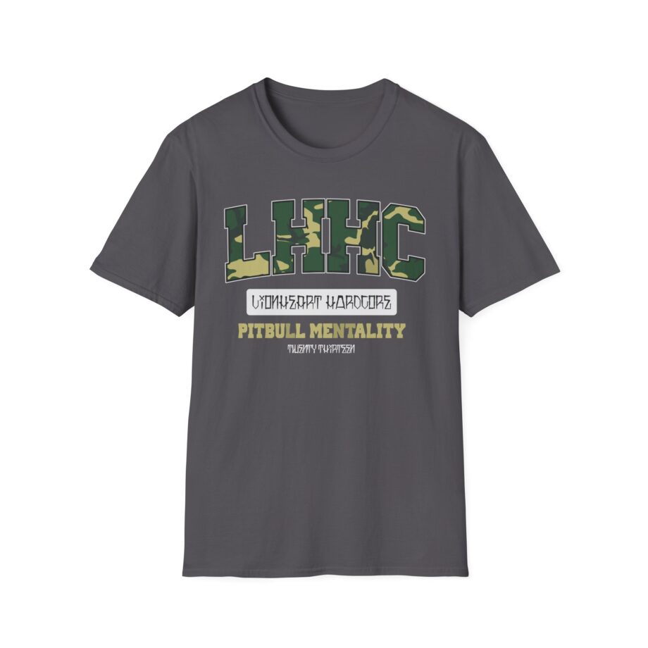 Lionheart Pitbull Camo Unisex Softstyle T-shirt