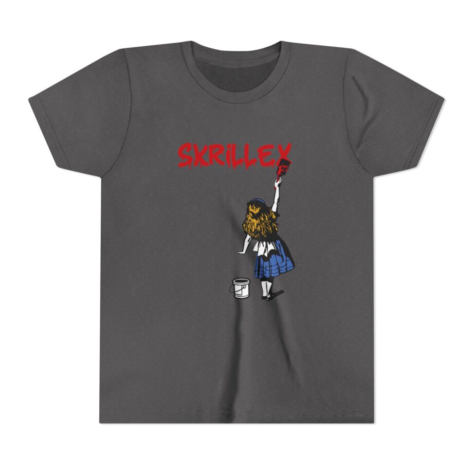skrillex red girl Graphic Short Sleeve Tee
