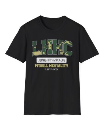 Lionheart Pitbull Camo Unisex Softstyle T-shirt