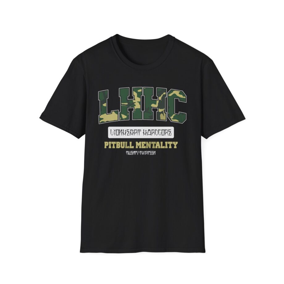Lionheart Pitbull Camo Unisex Softstyle T-shirt