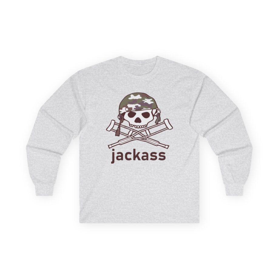 Jackass Camouflage Helmet Unisex Ultra Cotton Long Sleeve Tee