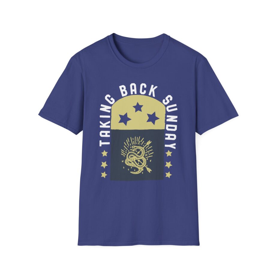 Taking Back Sunday Star Flag Unisex Softstyle T-shirt