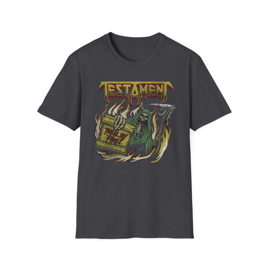Testament Trial by Fire Unisex Softstyle T-Shirt