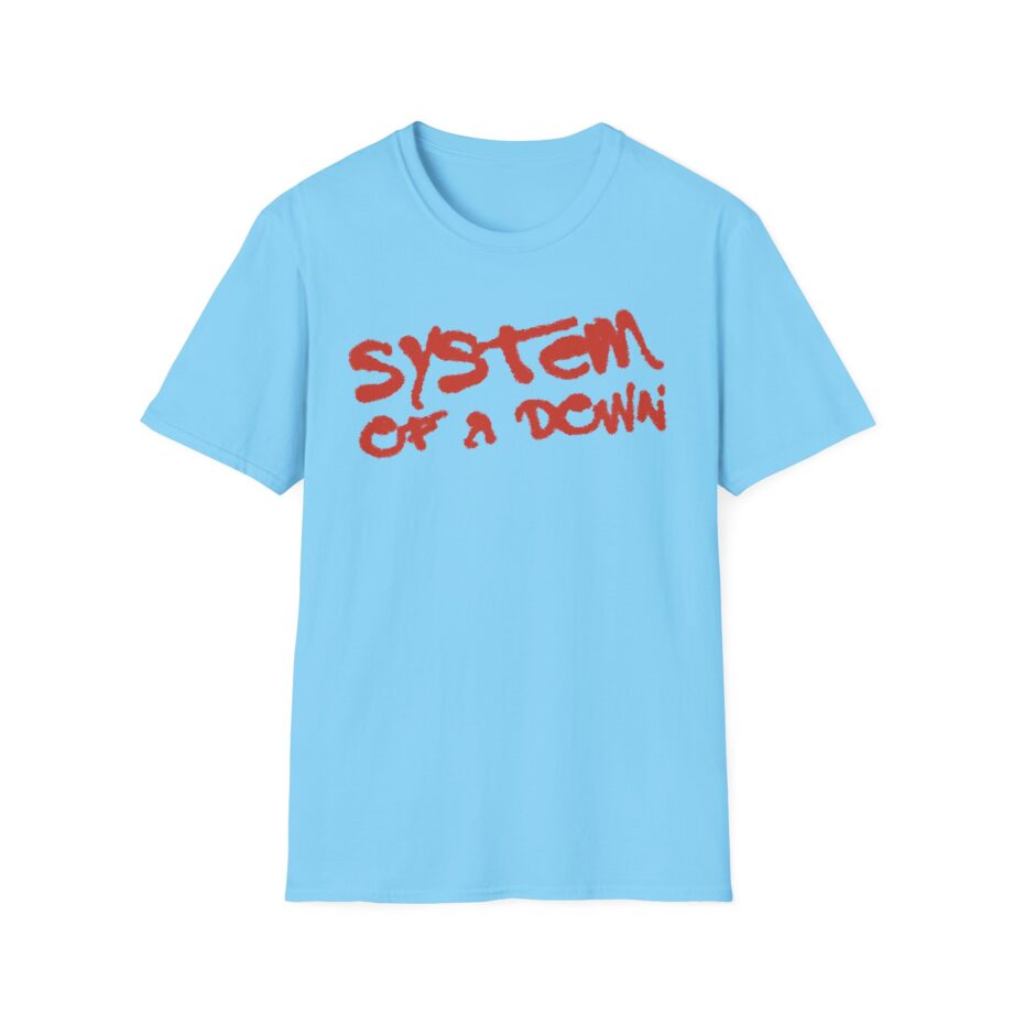 System of a Down Puff Script Unisex Softstyle T-Shirt