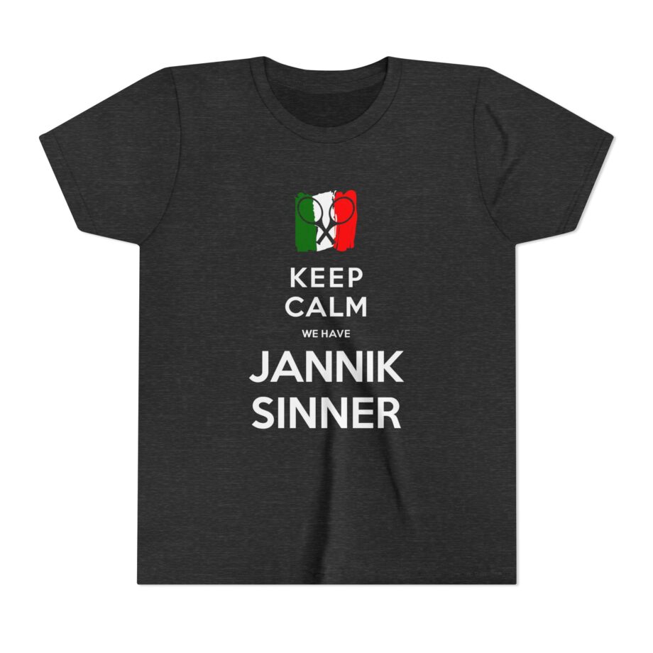 Jannik Sinner Keep Calm We Have Youth Short Sleeve Tee