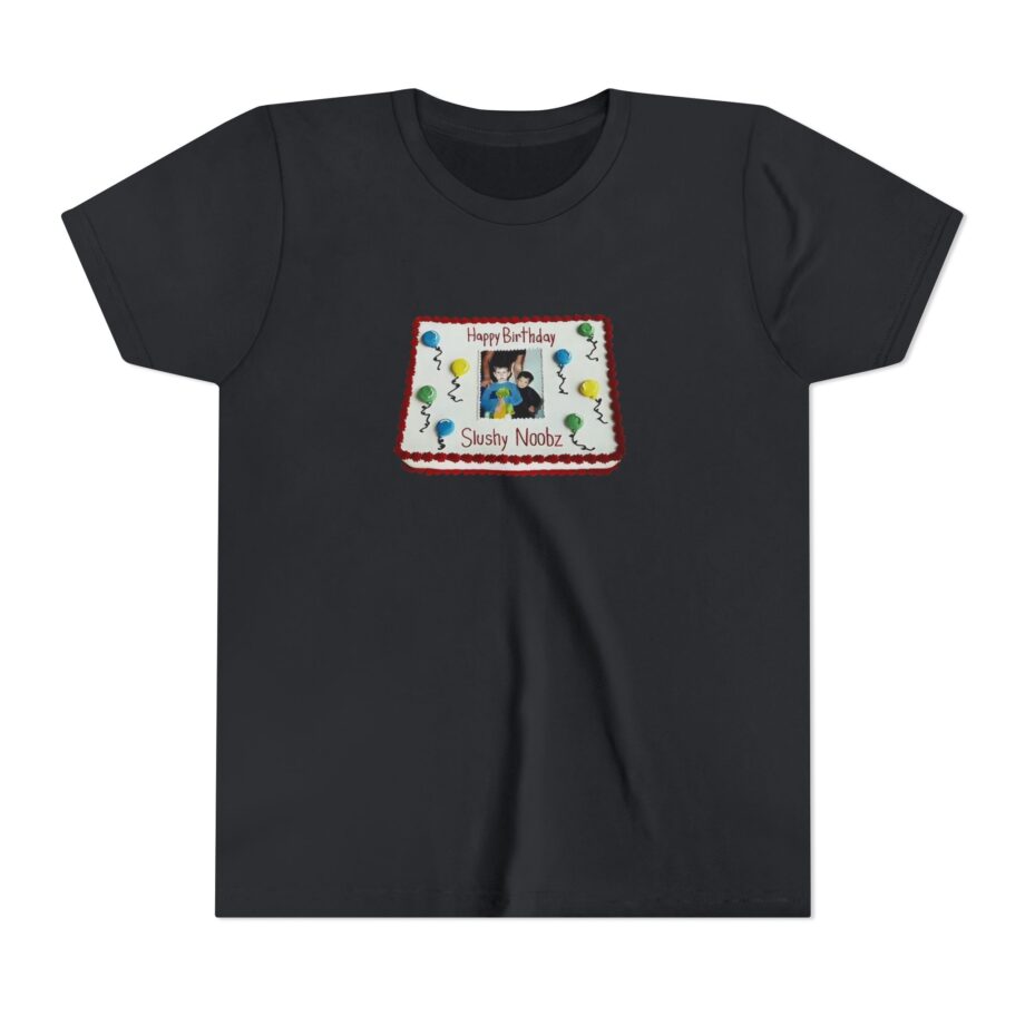 Birthday Cake Slushy Noobz Youth Short Sleeve Tee