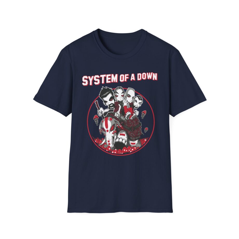 System of a Down Mushroom People Unisex Softstyle T-Shirt