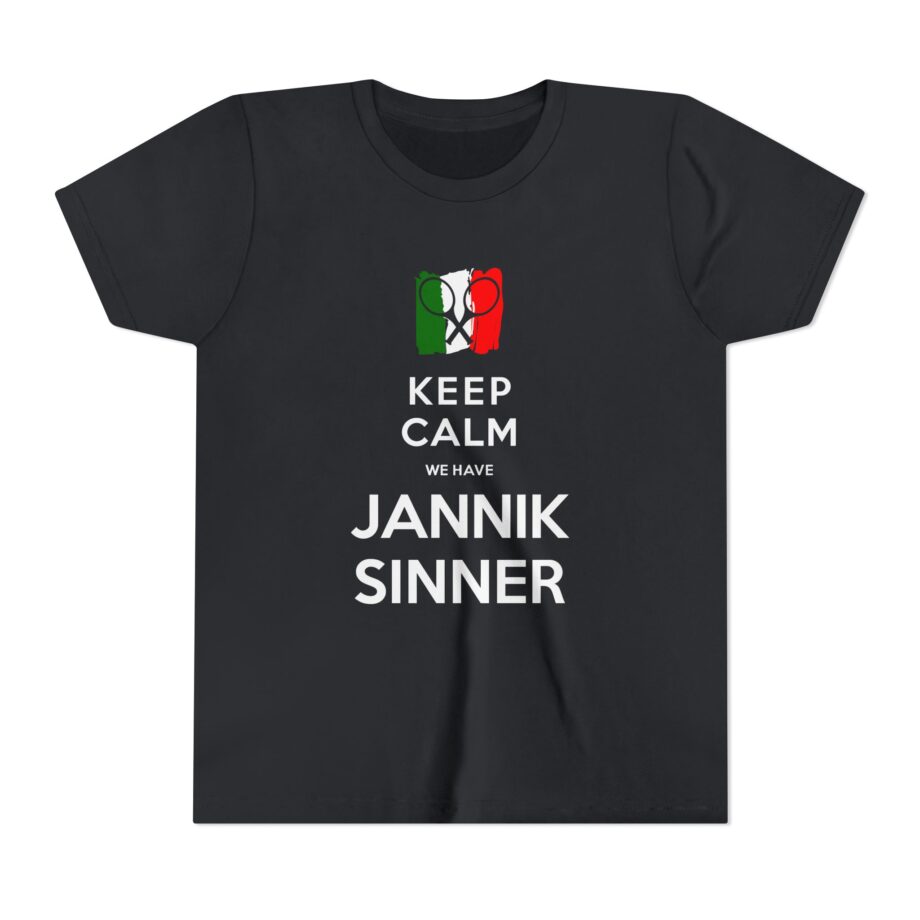 Jannik Sinner Keep Calm We Have Youth Short Sleeve Tee